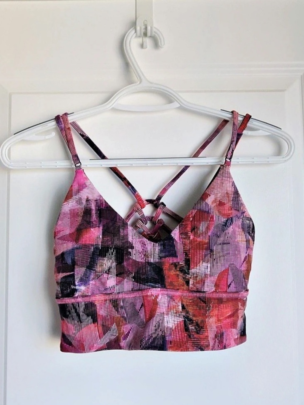 Lululemon Uncaged Bra Sundazed Multi Pink Size 6